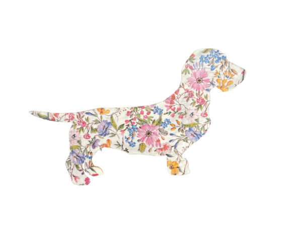 Grosses Herz mit Gitter & Blumendackel